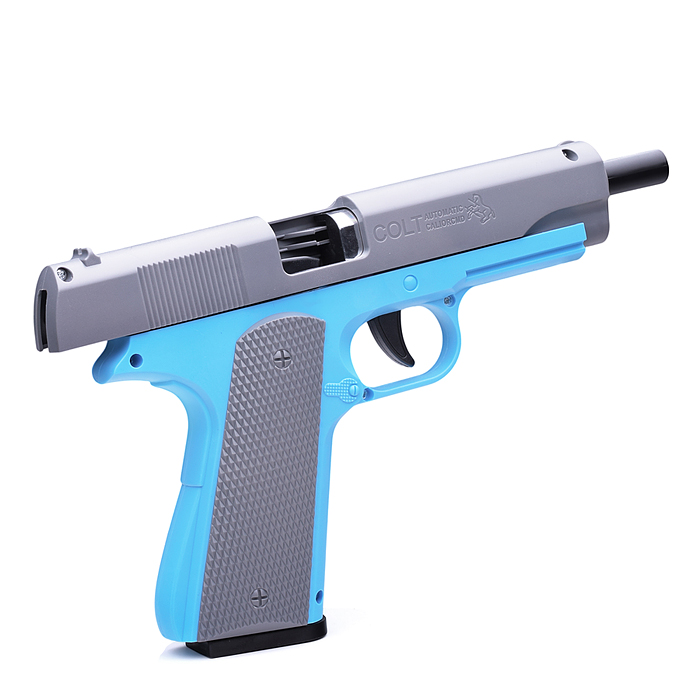 Фото к товару Пистолет 710-2 "Кольт" с мягкими пулями. в коробке Пистолет 710-2 "Кольт" с мягкими пулями. в коробке