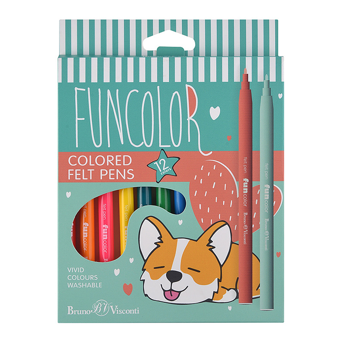 Фломастеры "Funcolor" 12 цв. Фломастеры "Funcolor" 12 цв.