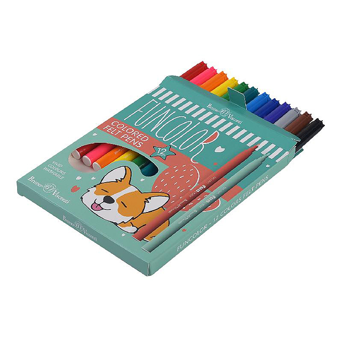 Фото к товару Фломастеры "Funcolor" 12 цв. Фломастеры "Funcolor" 12 цв.