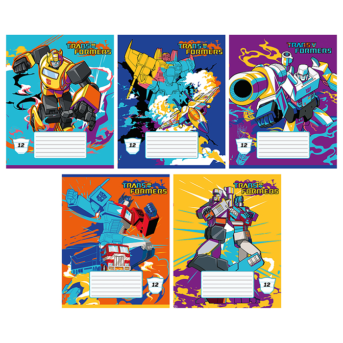 Тетрадь 12 л., линия "Transformers" Тетрадь 12 л., линия "Transformers"