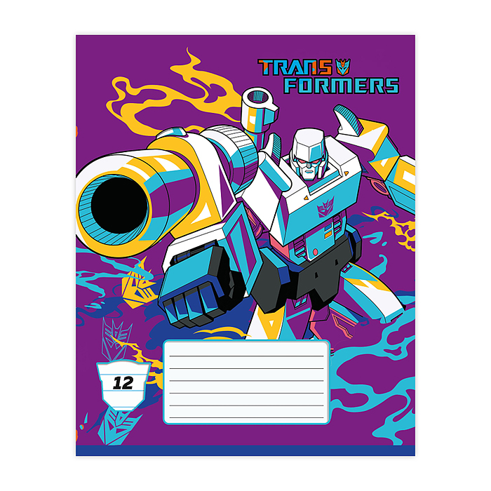Фото к товару Тетрадь 12 л., линия "Transformers" Тетрадь 12 л., линия "Transformers"
