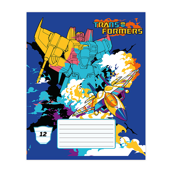 Фото к товару Тетрадь 12 л., линия "Transformers" Тетрадь 12 л., линия "Transformers"