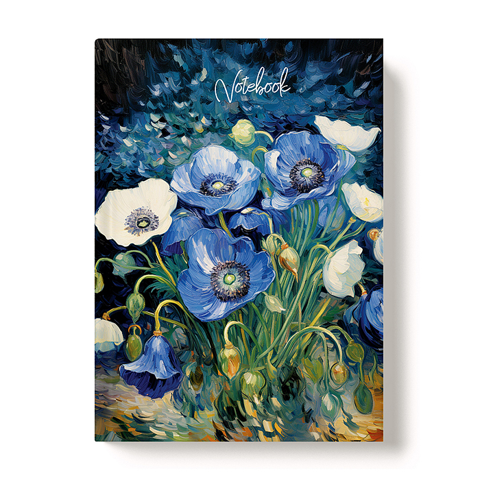 Книжка записная А5 96л "Маки" Книжка записная А5 96л "Маки"