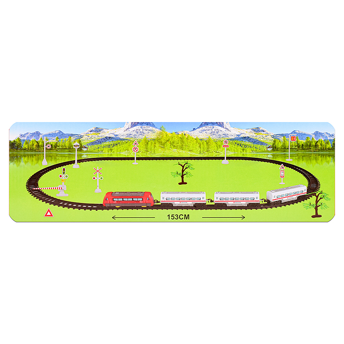 Фото к товару Железная дорога JHX8813 "Локомотив" в коробке Железная дорога JHX8813 "Локомотив" в коробке