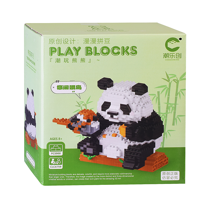 Конструктор 6759 "Panda" (900 дет.) в коробке Конструктор 6759 "Panda" (900 дет.) в коробке