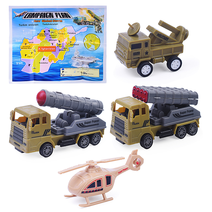 Набор машин 166H-42 "Армейский арсенал" в пакете Набор машин 166H-42 "Армейский арсенал" в пакете