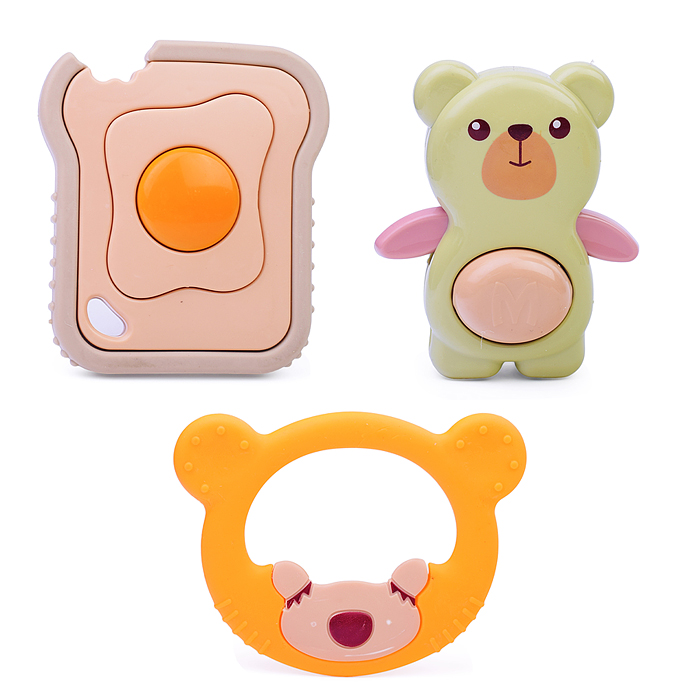 Набор погремушек 8421-16 "Мишка и лисичка" в пакете Набор погремушек 8421-16 "Мишка и лисичка" в пакете