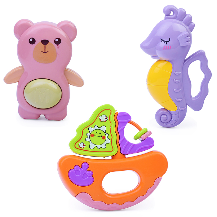 Набор погремушек 8421-7 "Играем весело" в пакете Набор погремушек 8421-7 "Играем весело" в пакете