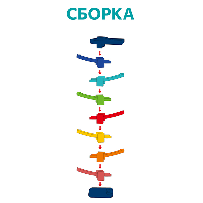 Фото к товару Трек UT0128 "Скоростной спуск" с машинками, в коробке Трек UT0128 "Скоростной спуск" с машинками, в коробке