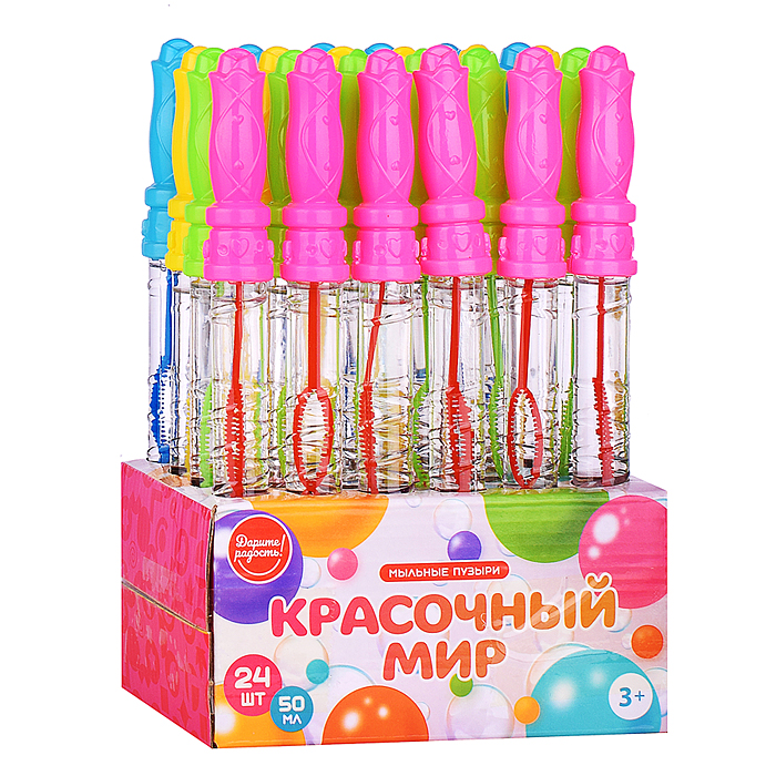 Фото к товару Мыльные пузыри UT0155-2 "Розочка" 50 мл. Мыльные пузыри UT0155-2 "Розочка" 50 мл.