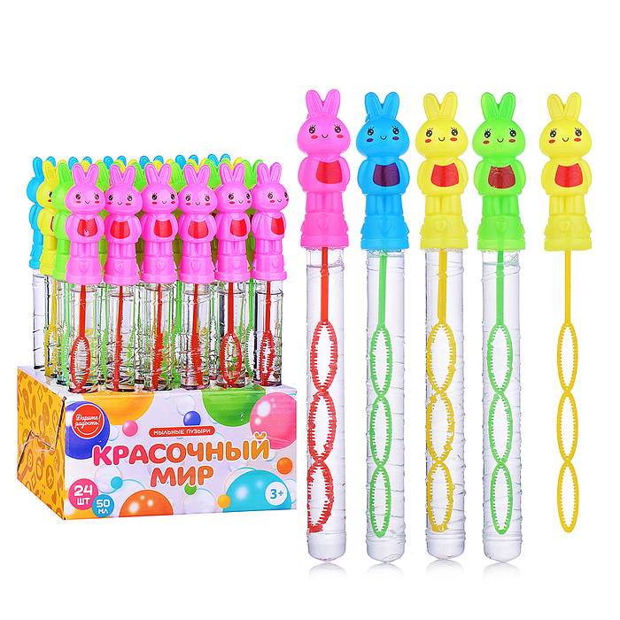 Мыльные пузыри UT0155-4 "Кролик" 50 мл. Мыльные пузыри UT0155-4 "Кролик" 50 мл.