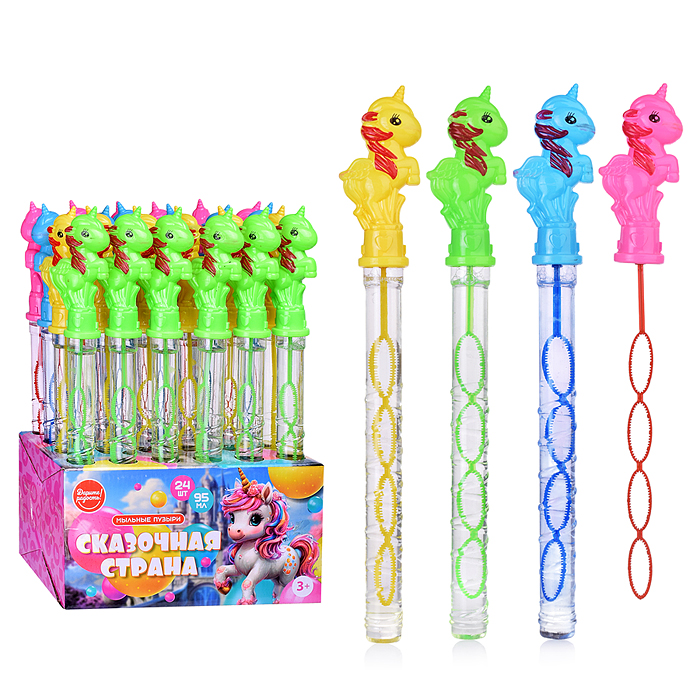 Мыльные пузыри UT0153-5 "Сказочный единорог" Мыльные пузыри UT0153-5 "Сказочный единорог"