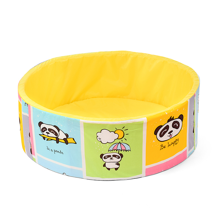 Фото к товару Сухой бассейн "Панды желтые" (100см х 30см) Сухой бассейн "Панды желтые" (100см х 30см)