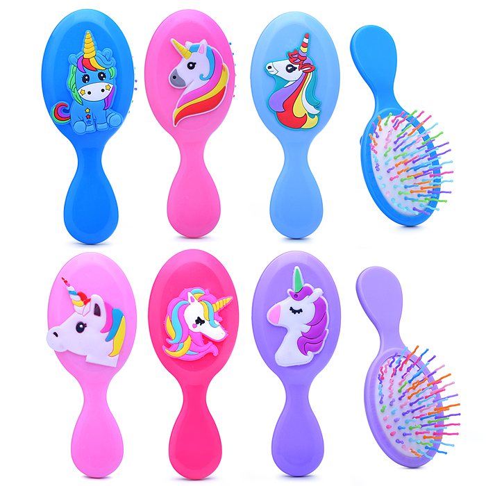 Расческа 00-4266 "Единорог" Микс