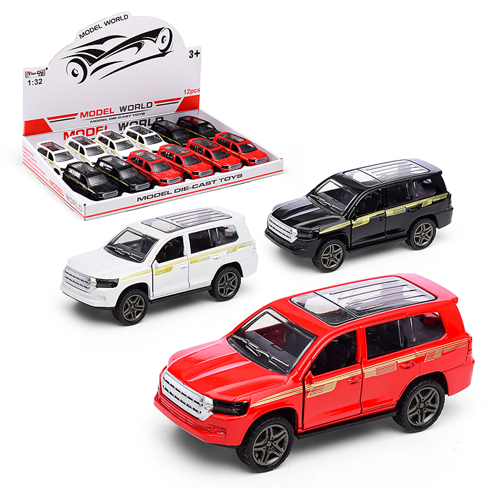 Машина F1094-2M "Внедорожник" металл., на батарейках, в коробке Машина F1094-2M "Внедорожник" металл., на батарейках, в коробке