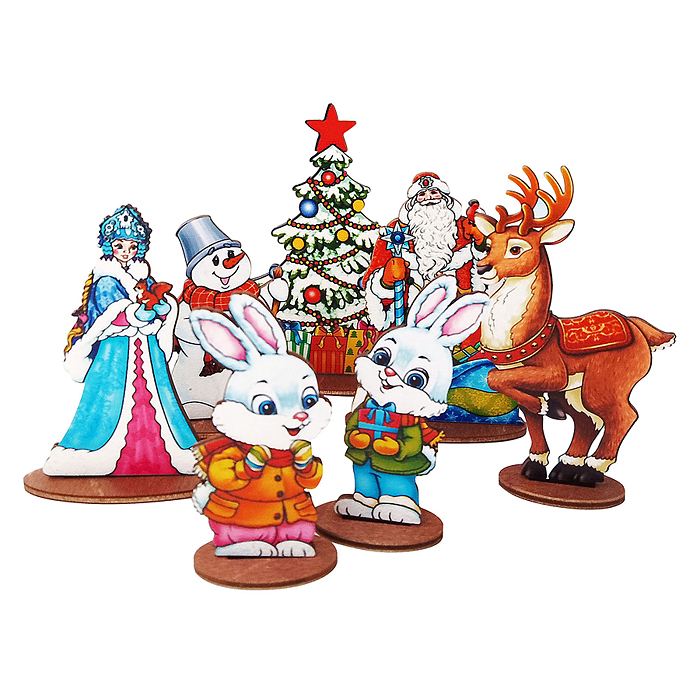 Мир русских сказок. Набор фигурок "Новогодний хоровод" Мир русских сказок. Набор фигурок "Новогодний хоровод"