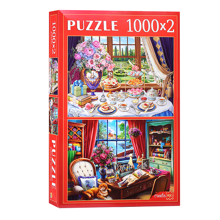 Наборы пазлов 2 в 1 (1000+1000) "Изящные натюрморты" Наборы пазлов 2 в 1 (1000+1000) "Изящные натюрморты"