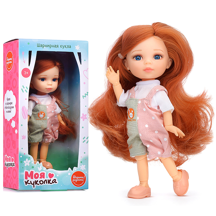 Кукла шарнирная UT0121-5 "Моя куколка" "Мария" в коробке