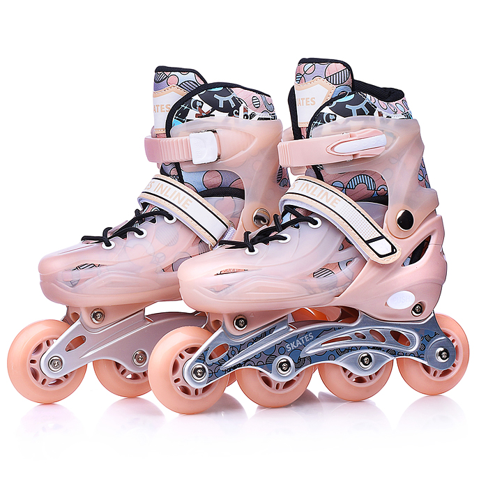 Ролики детские U011004Y (размер M) бежевый, в сумке Ролики детские U011004Y (размер M) бежевый, в сумке