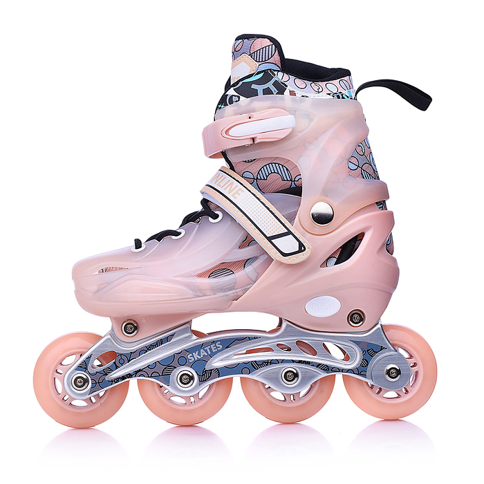 Ролики детские U011004Y (размер M) бежевый, в сумке