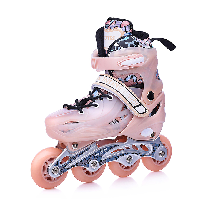 Ролики детские U011004Y (размер M) бежевый, в сумке