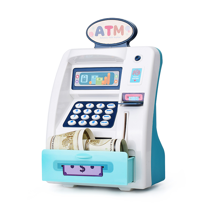 Фото к товару Копилка WF-3005 "Касса" в коробке Копилка WF-3005 "Касса" в коробке