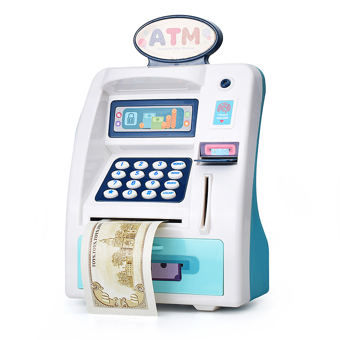 Фото к товару Копилка WF-3005 "Касса" в коробке Копилка WF-3005 "Касса" в коробке