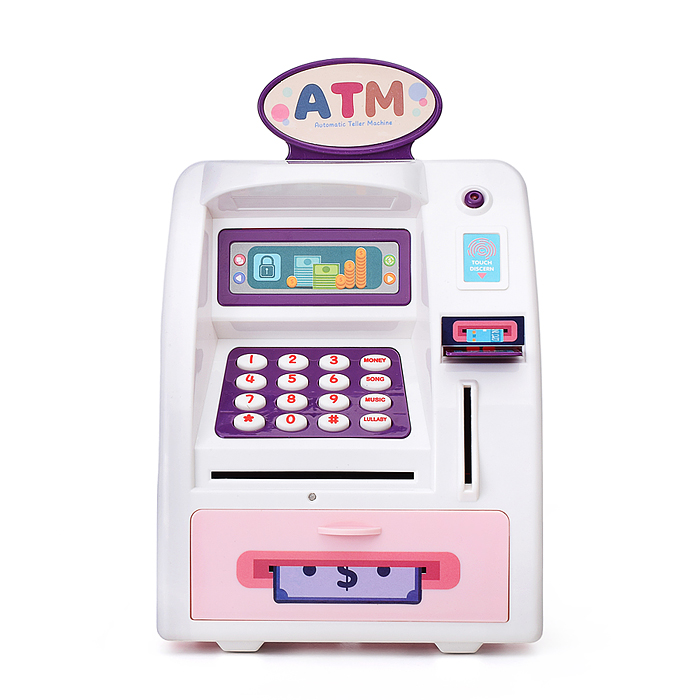 Фото к товару Копилка WF-3005 "Касса" в коробке Копилка WF-3005 "Касса" в коробке