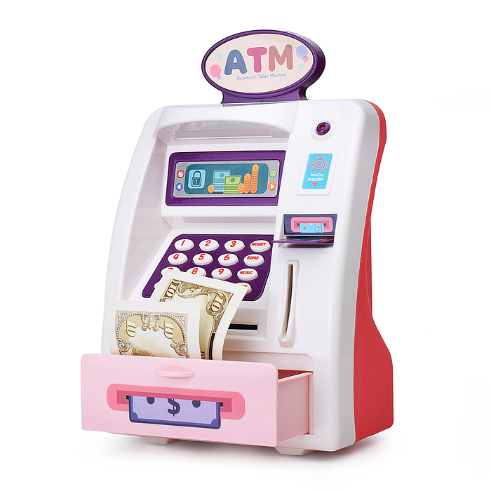 Фото к товару Копилка WF-3005 "Касса" в коробке Копилка WF-3005 "Касса" в коробке