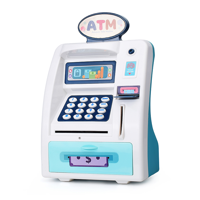 Фото к товару Копилка WF-3005 "Касса" в коробке Копилка WF-3005 "Касса" в коробке