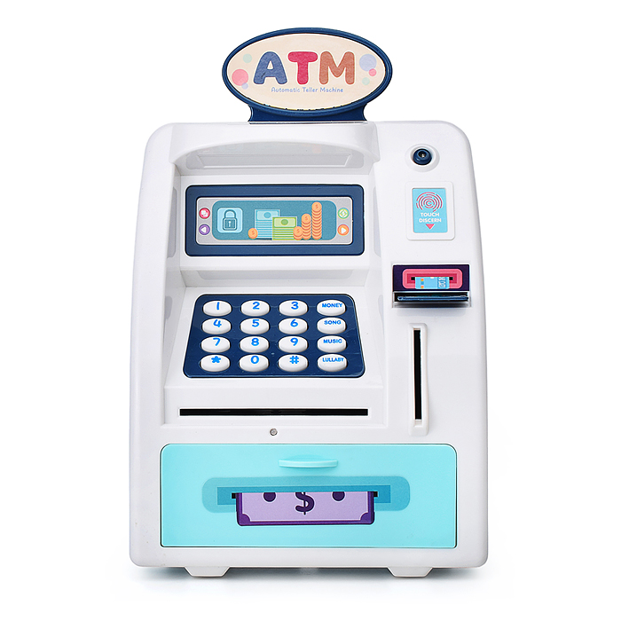 Фото к товару Копилка WF-3005 "Касса" в коробке Копилка WF-3005 "Касса" в коробке