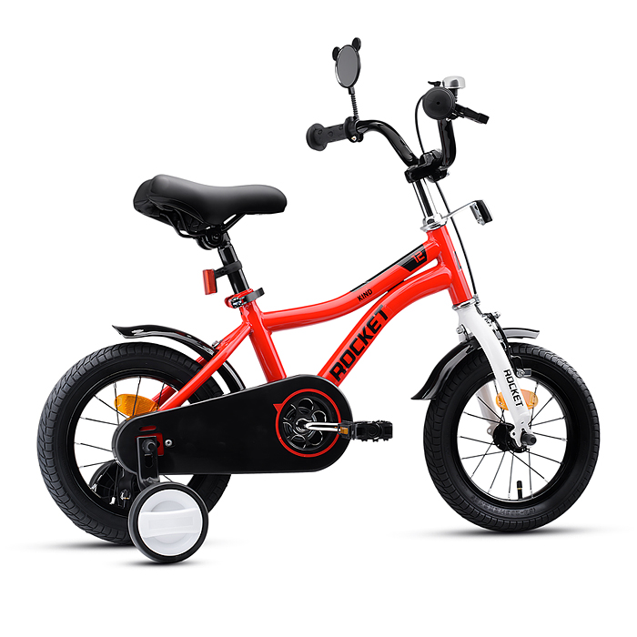 Фото к товару Велосипед 12" Rocket Kind, цвет красный Велосипед 12" Rocket Kind, цвет красный
