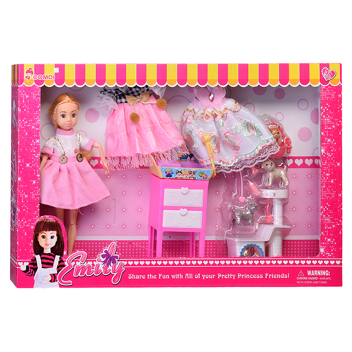 Фото к товару Кукла L8803 "Снежанна" с аксессуарами, в коробке Кукла L8803 "Снежанна" с аксессуарами, в коробке