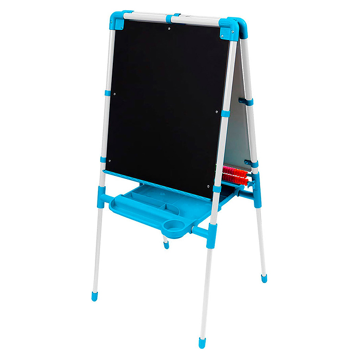 Фото к товару Доска знаний-мольберт 2 двусторонний (голубой-2) Доска знаний-мольберт 2 двусторонний (голубой-2)