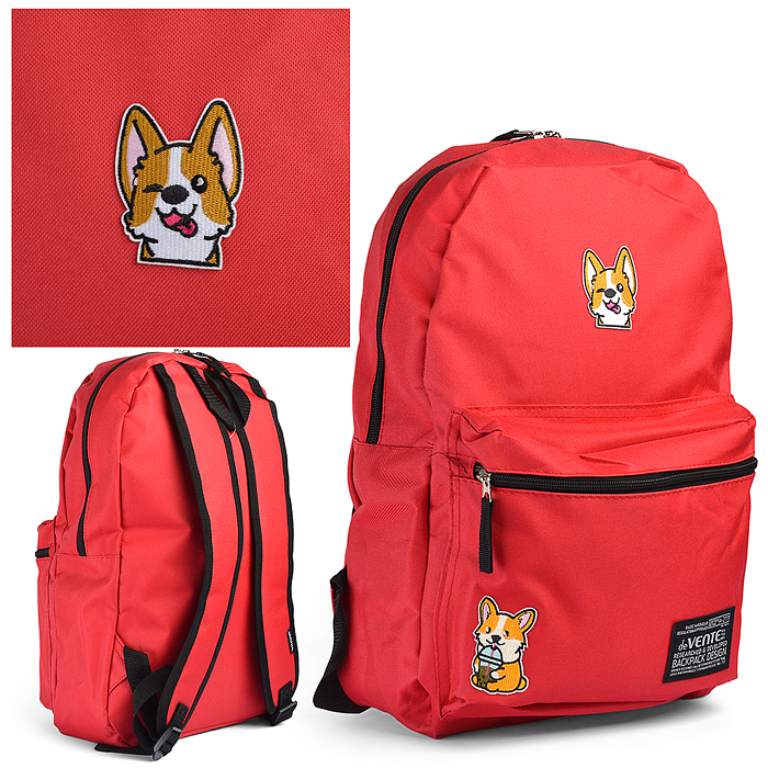Рюкзак "Corgi" подростковый 40x29x17 см (14 л) 250 г, 1 отделение на молнии, 1 передний кар