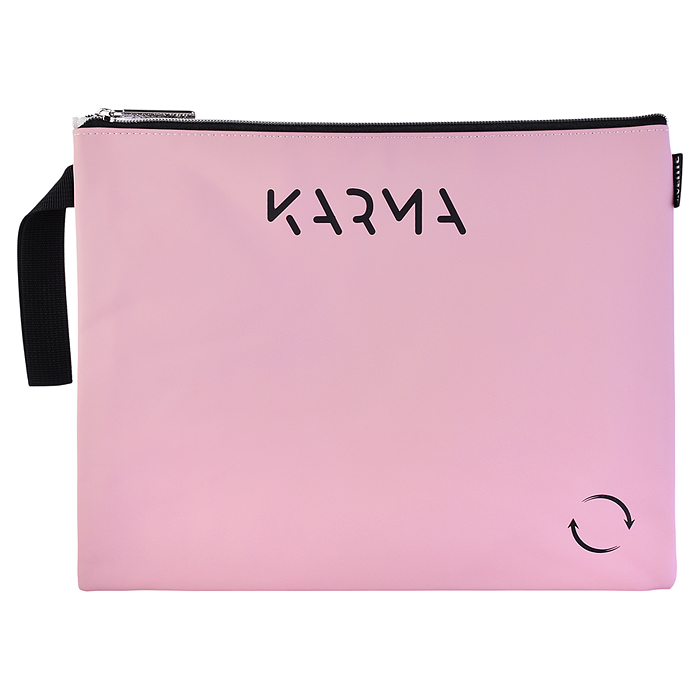 Папка для тетрадей "Karma" A4 (34x25x1см) на молнии сверху, матовая антивандальная искусст