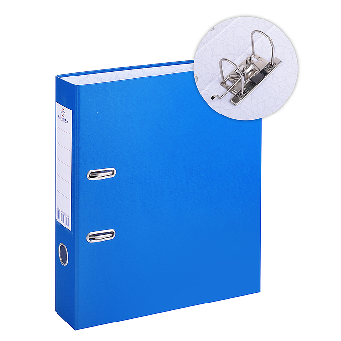 Папка с арочным механизмом A4 75 мм, покрытие PVC, собранная, c металлической окантовкой н