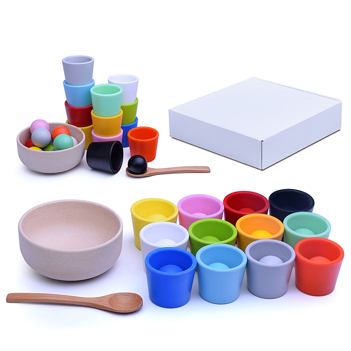 Игра развивающая D1732 "Шарики и стаканчики"