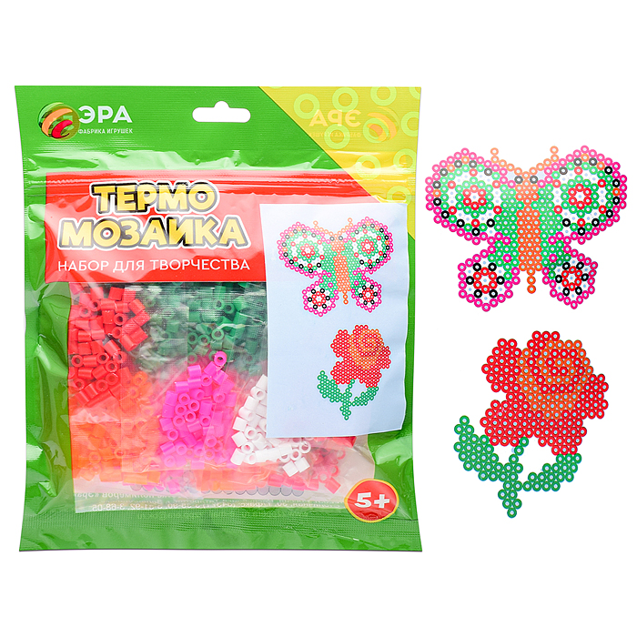 Игра "Термомозаика" т.21 исп. 3 "Бабочка и цветок"