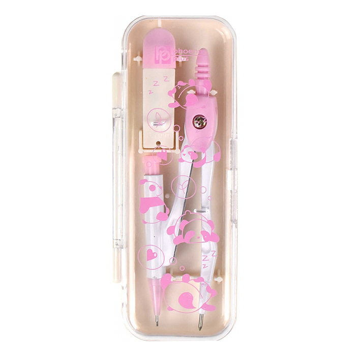 Циркуль "Панды" в комплекте со сменными грифелями. Циркуль "Панды" в комплекте со сменными грифелями.