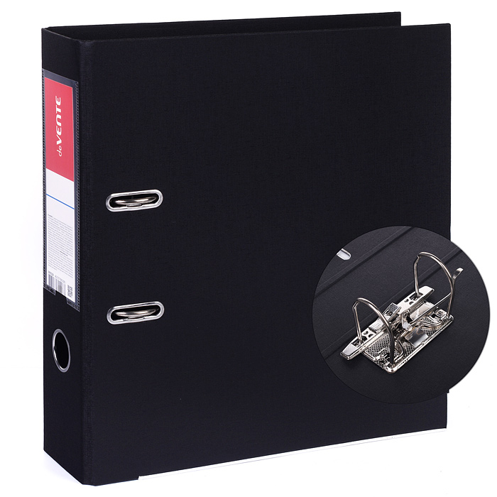 Папка с арочным механизмом A4 75 мм PP двусторонний собранная, металлическая окантовка, 