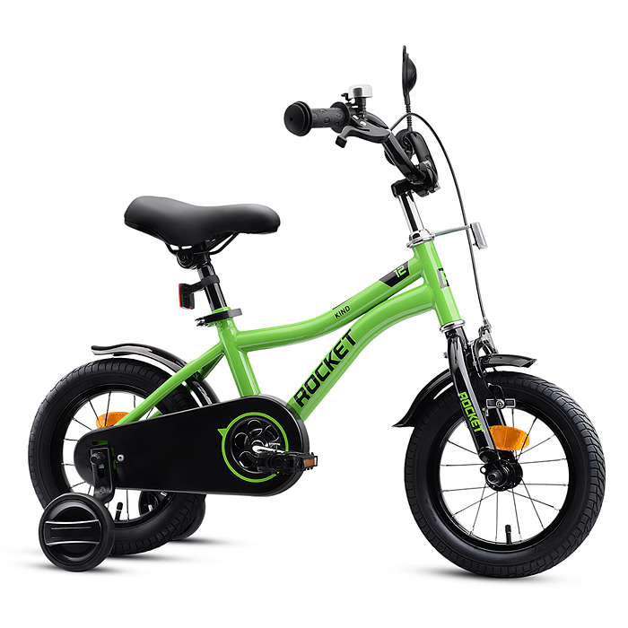 Фото к товару Велосипед 12" Rocket Kind, цвет зелный Велосипед 12" Rocket Kind, цвет зелный