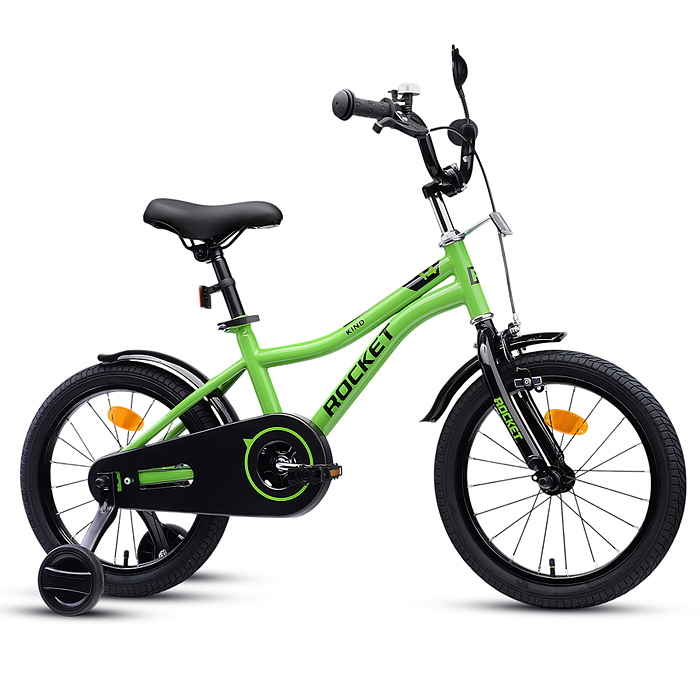 Фото к товару Велосипед 14" Rocket Kind, цвет зелный Велосипед 14" Rocket Kind, цвет зелный