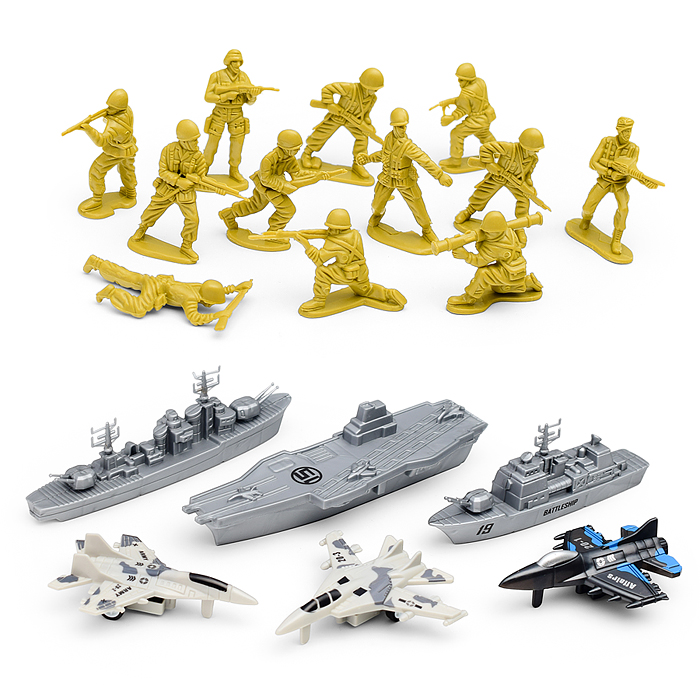 Набор армия T107 "Морской бой" с истребителями, в пакете