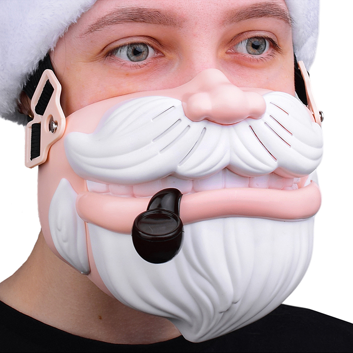 Фото к товару Маска K3A "Дедушка" со светом и устройством для изменения голоса, USB, в коробке Маска K3A "Дедушка" со светом и устройством для изменения голоса, USB, в коробке