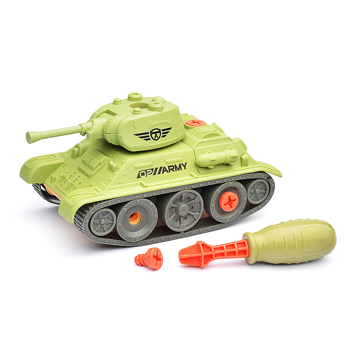 Конструктор BT0001-2 "Армия -2" с отвёрткой, в коробке