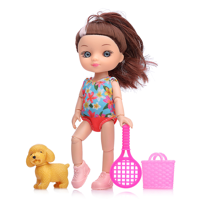 Кукла UT0133-7 "Моя куколка "На отдыхе" с аксессуарами, в пакете