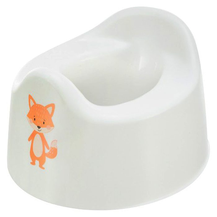 Горшок детский с декором 275х254х170 мм (Белый) Горшок детский с декором 275х254х170 мм (Белый)