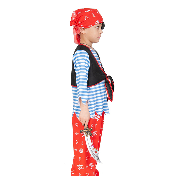 Фото к товару Изделие швейное "Набор карнавальный "Пират Роджер" дет. р-р L (рост 134-140) Изделие швейное "Набор карнавальный "Пират Роджер" дет. р-р L (рост 134-140)