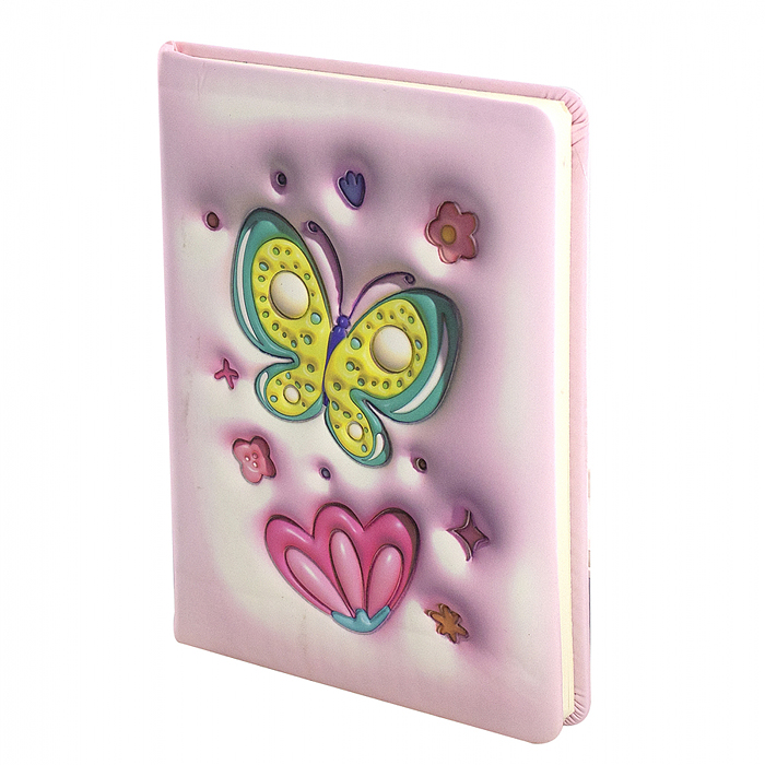 Подарочный блокнот 80л., линия 13,0х18,0 см, 7БЦ, PU, поролон, конгрев, эффект 3D Подарочный блокнот 80л., линия 13,0х18,0 см, 7БЦ, PU, поролон, конгрев, эффект 3D